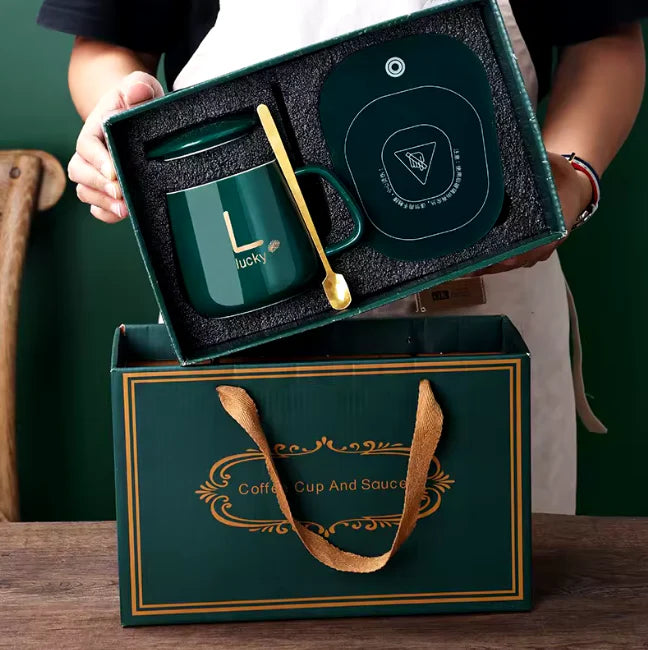 Lucky® - Taza Con Calentador Eléctrico