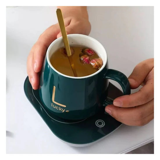 Lucky® - Taza Con Calentador Eléctrico