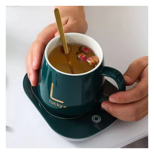 Lucky® - Taza Con Calentador Eléctrico