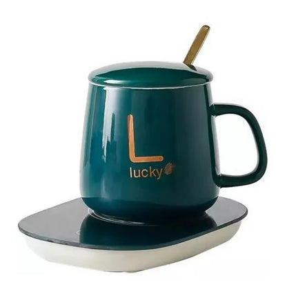 Lucky® - Taza Con Calentador Eléctrico