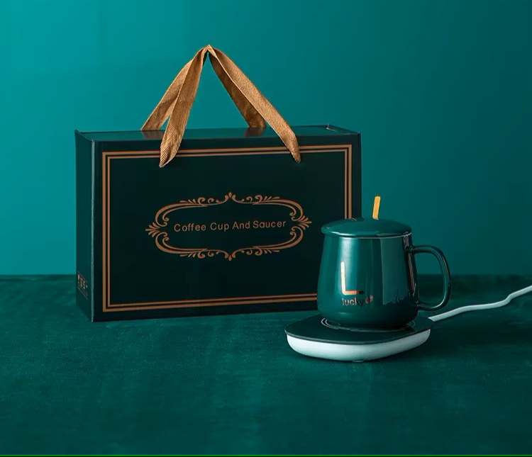 Lucky® - Taza Con Calentador Eléctrico