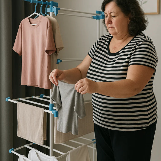 TendeFácil® - Tendedero Ropa Colgador Pechero Plegable